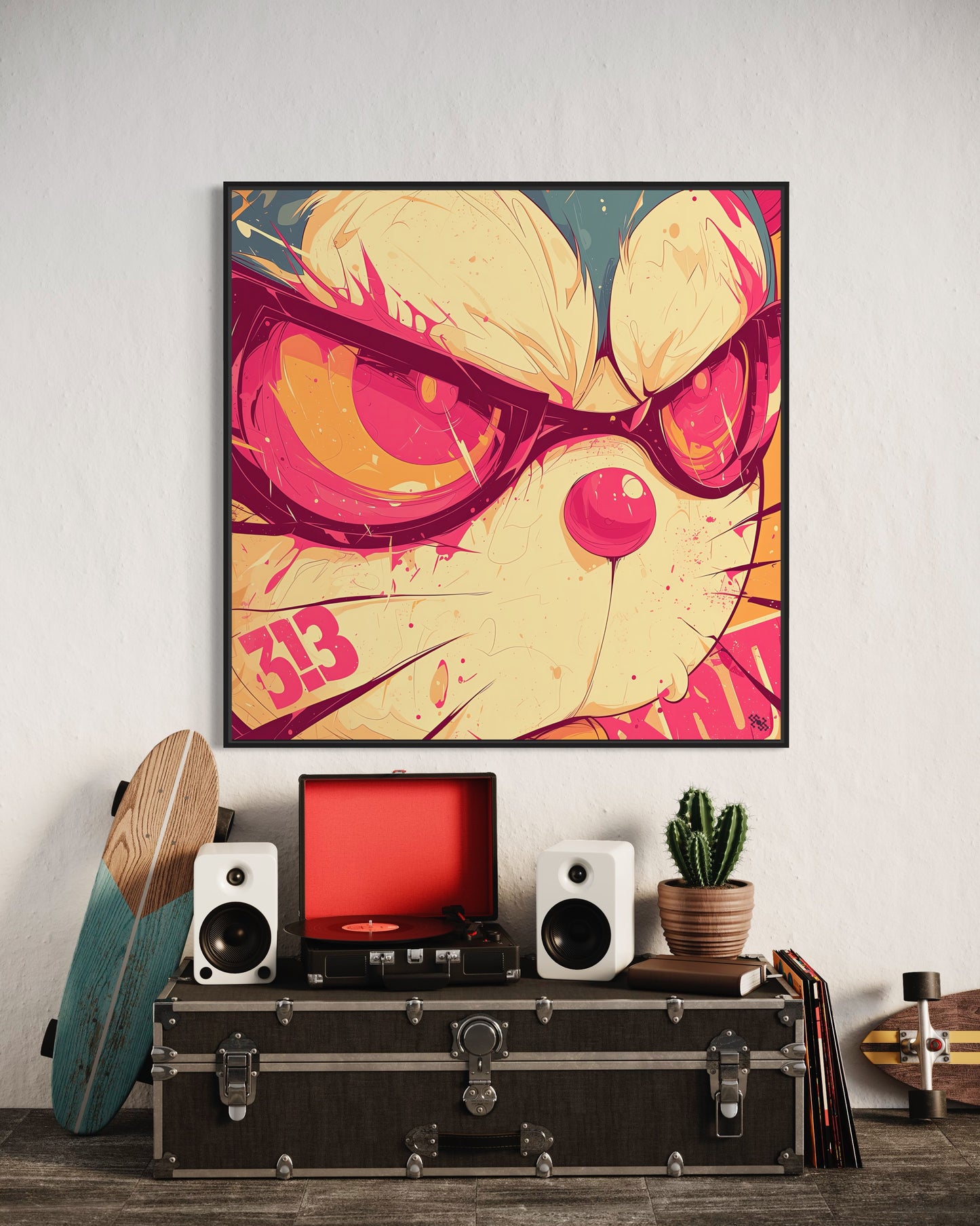Colors Addict Doraemon (Canvas Print)