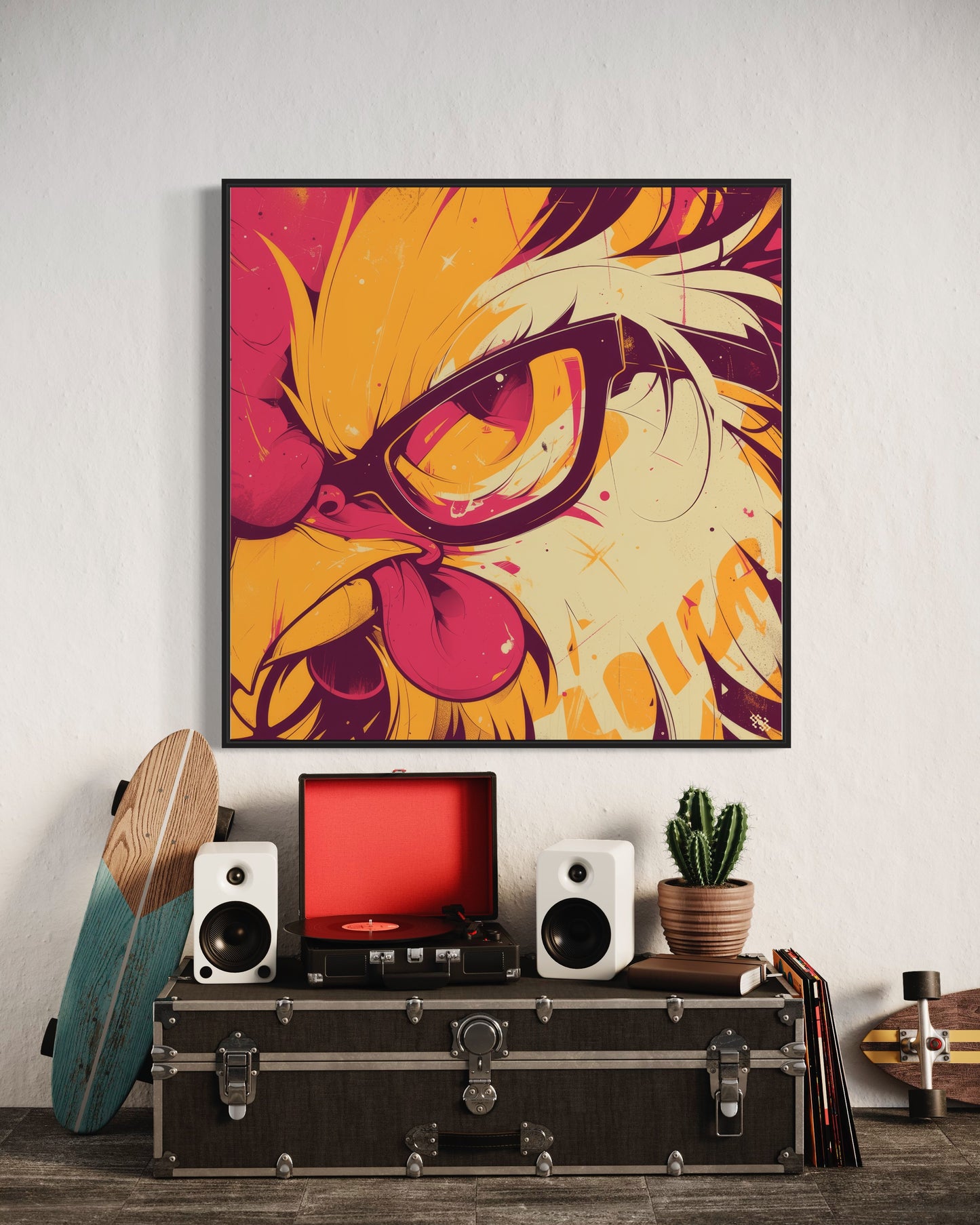 Colors Addict Roost (Canvas Print)
