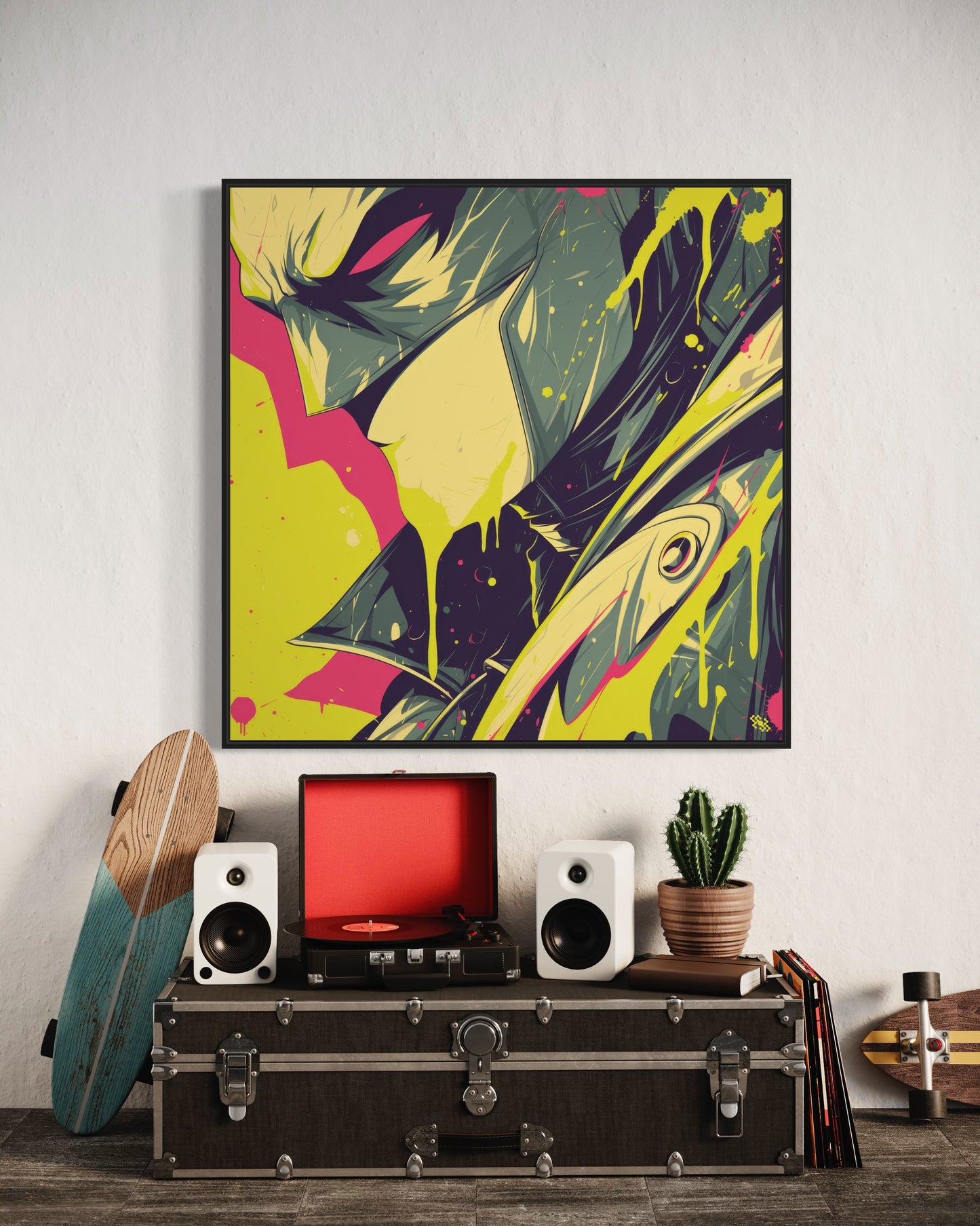 Colors Addict The Bat (Canvas Print)