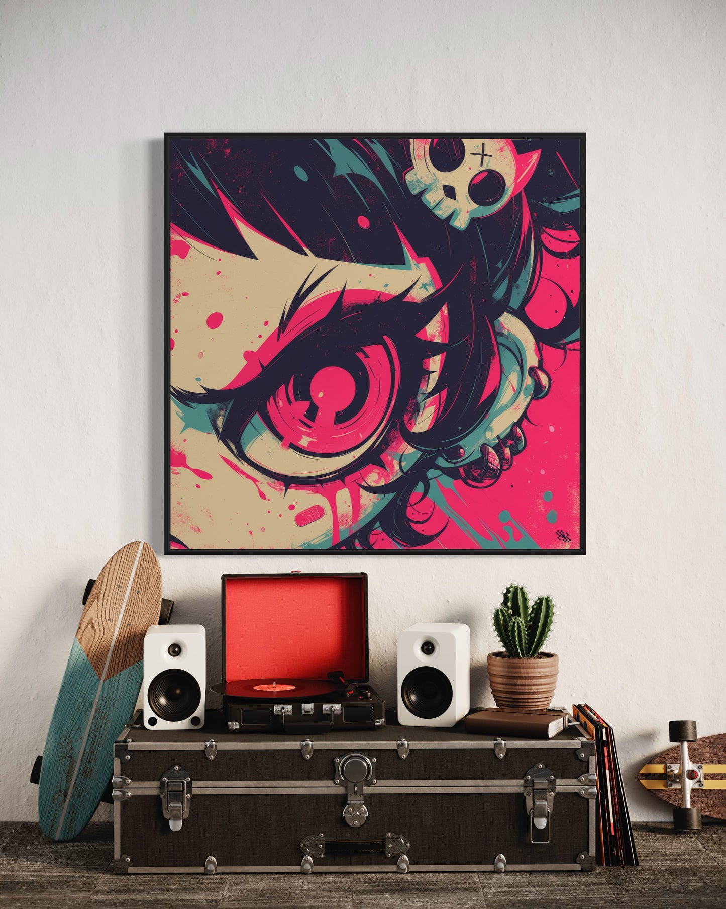 Colors Addict Ghot Girl (Canvas Print)