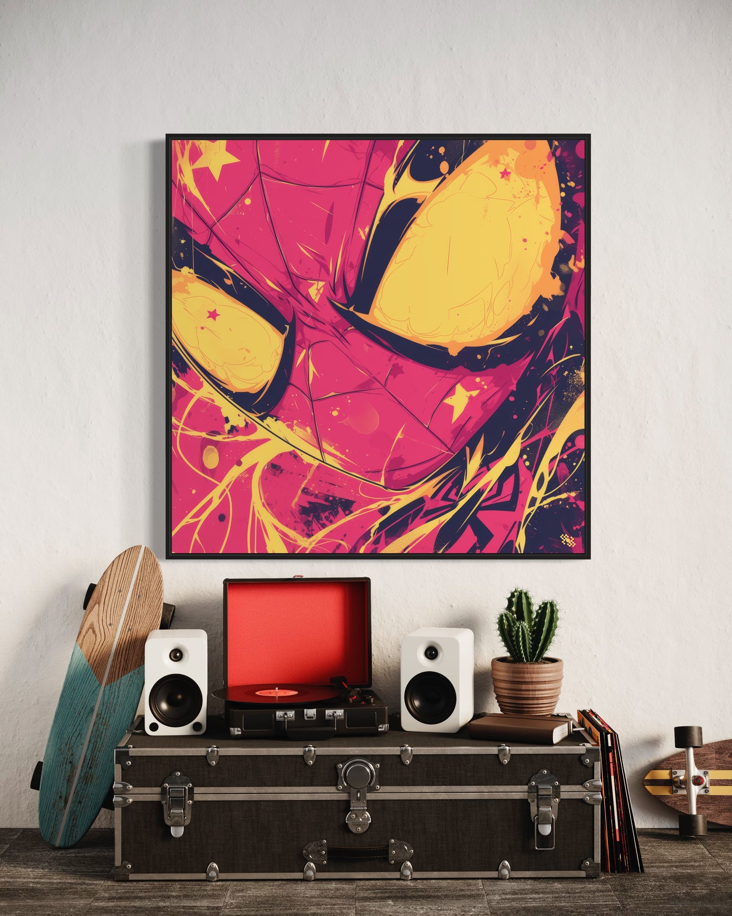 Colors Addict Spider (Canvas Print)