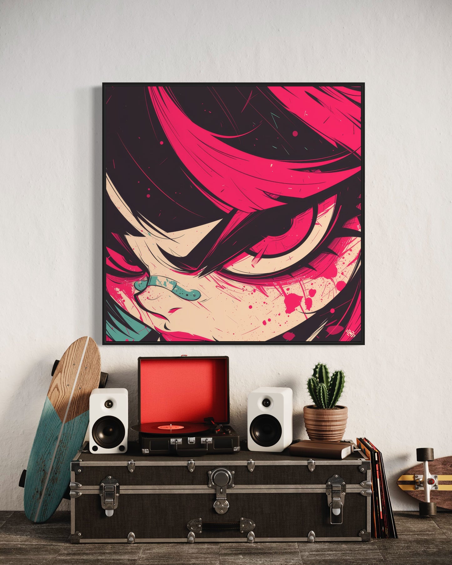 Colors Addict Ghot Girl (Canvas Print)