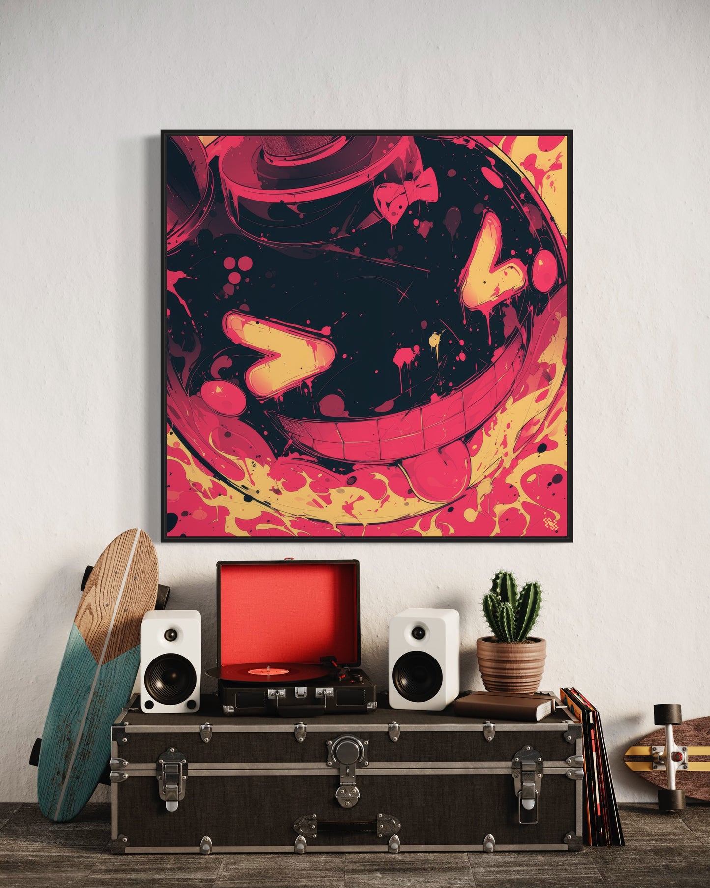 Colors Addict Bomb (Canvas Print)