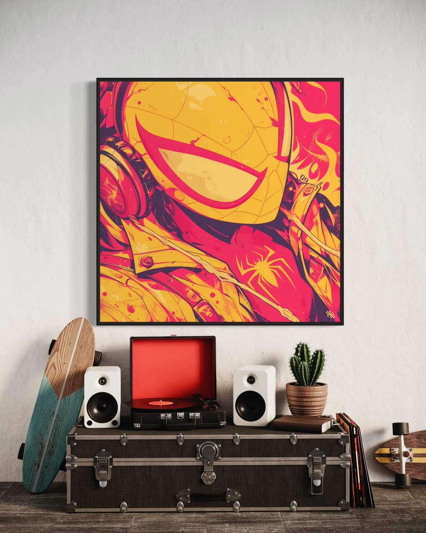 Colors Addict Spider (Canvas Print)