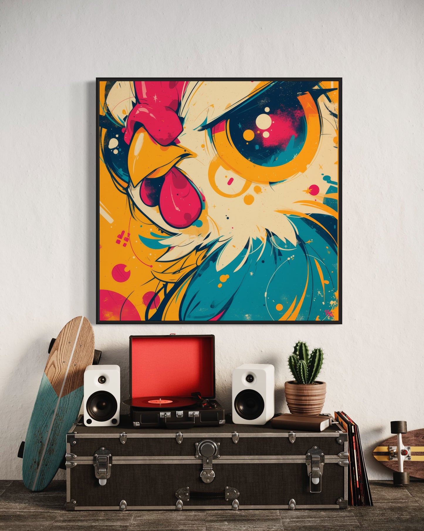 Colors Addict Roost (Canvas Print)