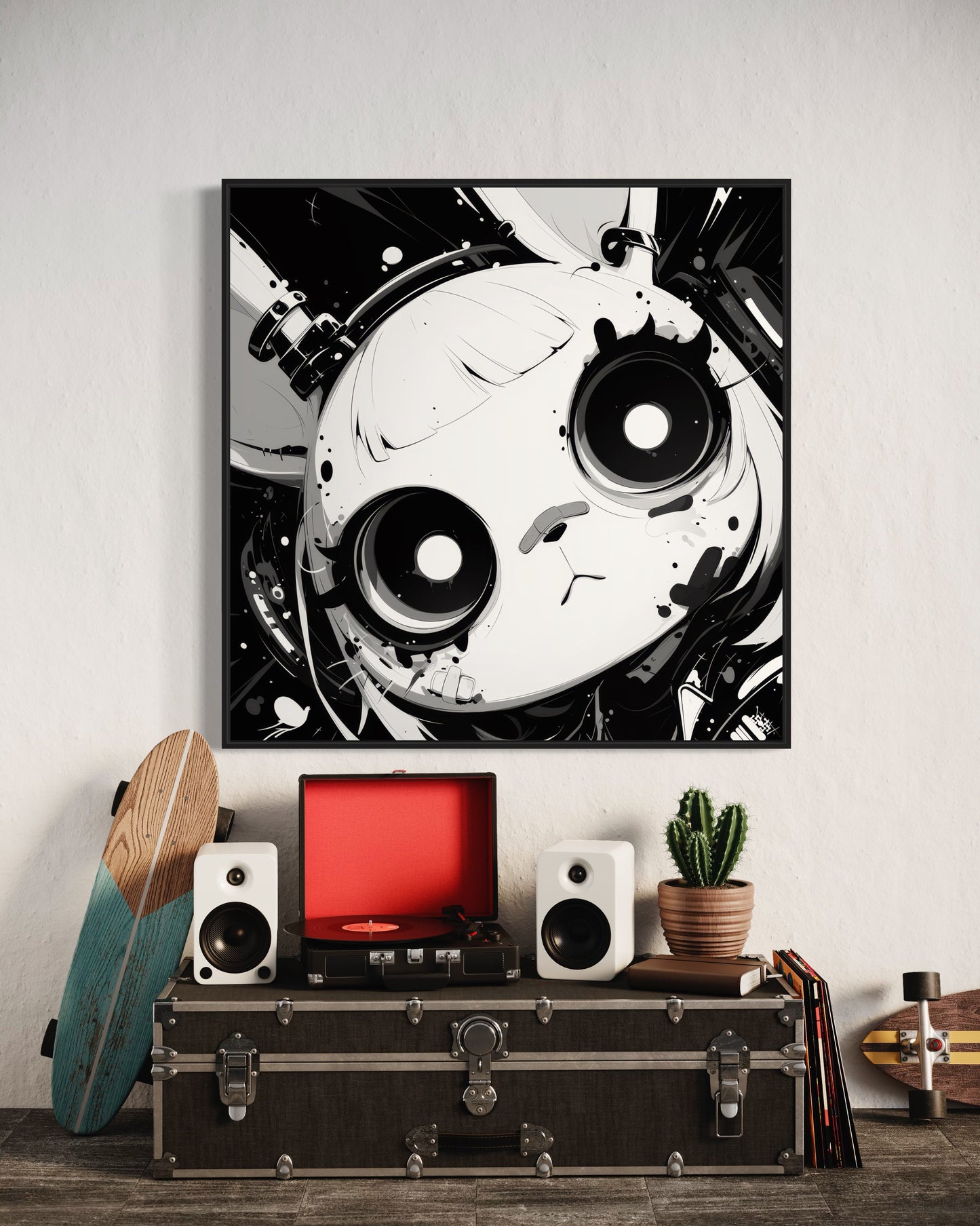 Colors Addict Rabbit Eye Momentum (Canvas Print)
