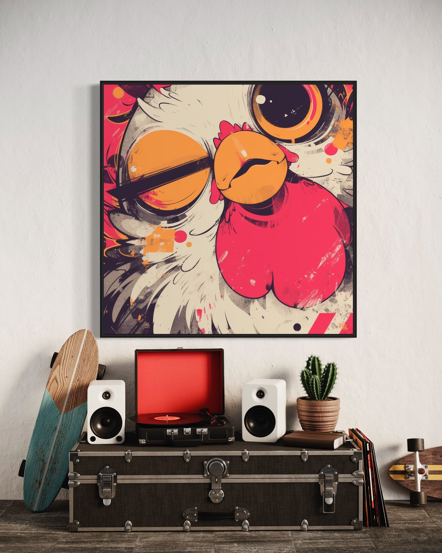 Colors Addict Roost (Canvas Print)