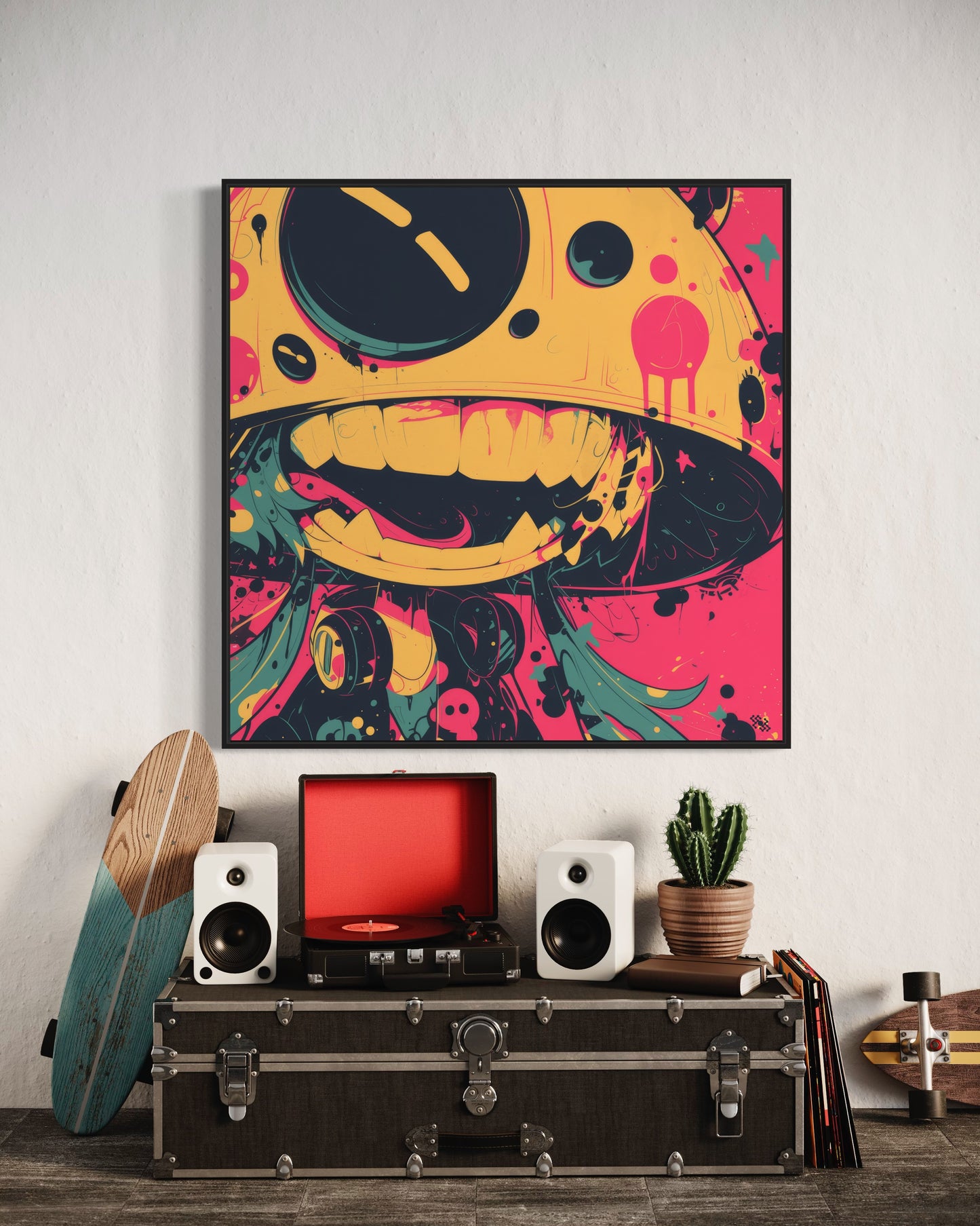Colors Addict Shroom (Canvas Print)