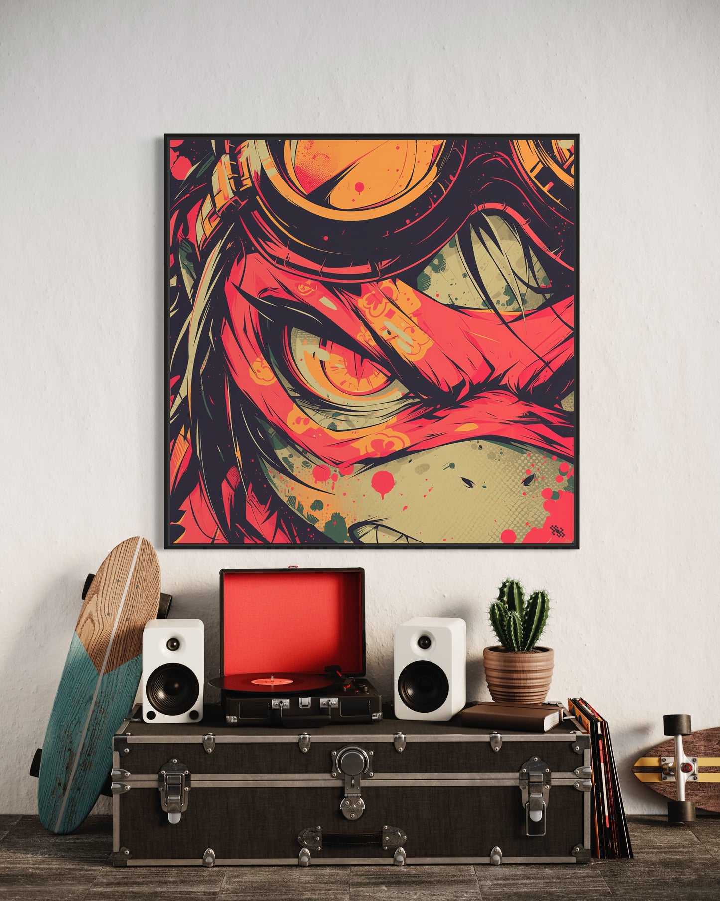 Colors Addict Ninja Turtle (Canvas Print)