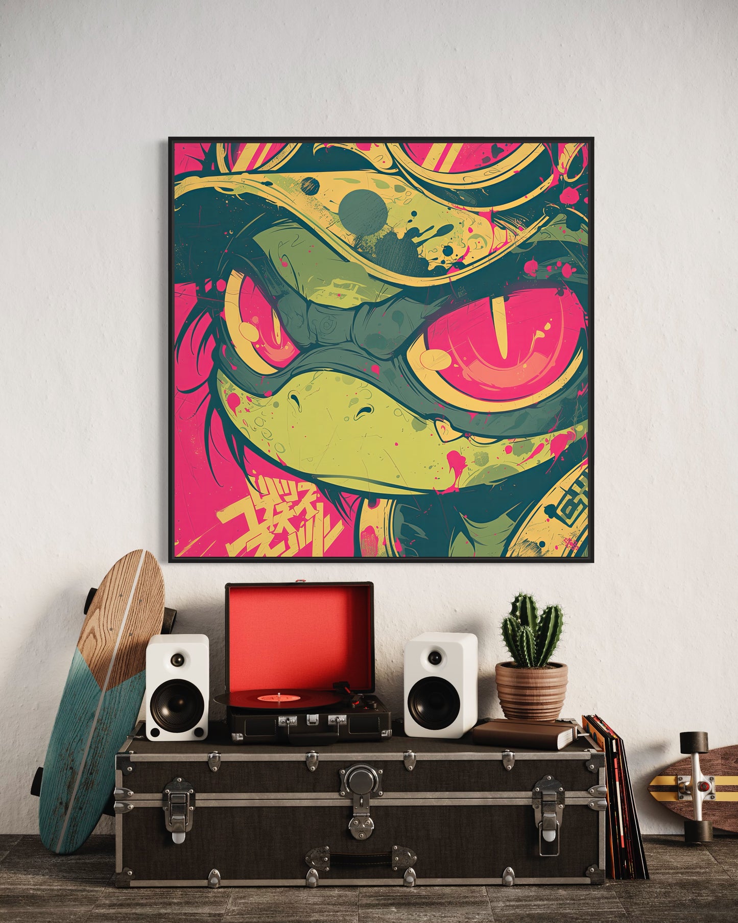 Colors Addict Ninja Turtle (Canvas Print)