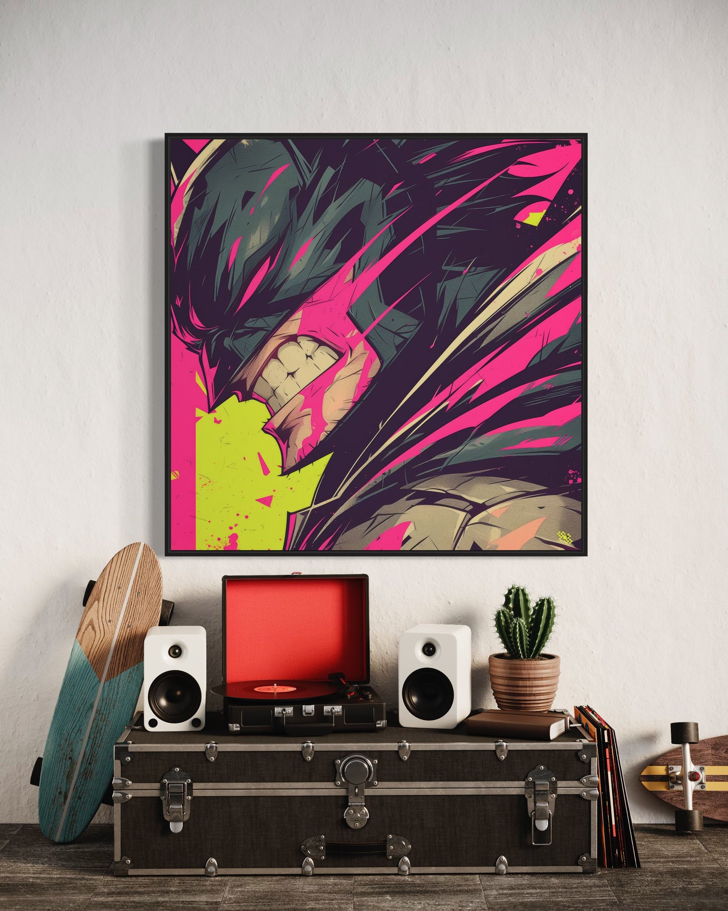 Colors Addict The Bat (Canvas Print)