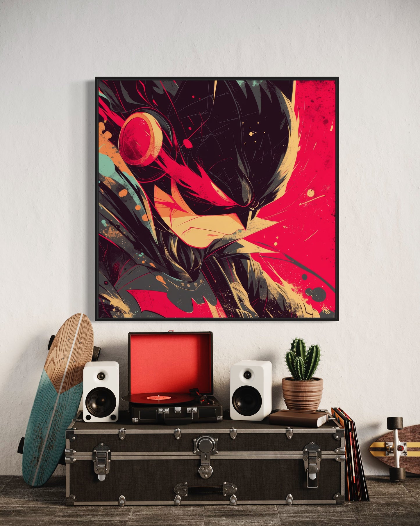 Colors Addict The Bat (Canvas Print)