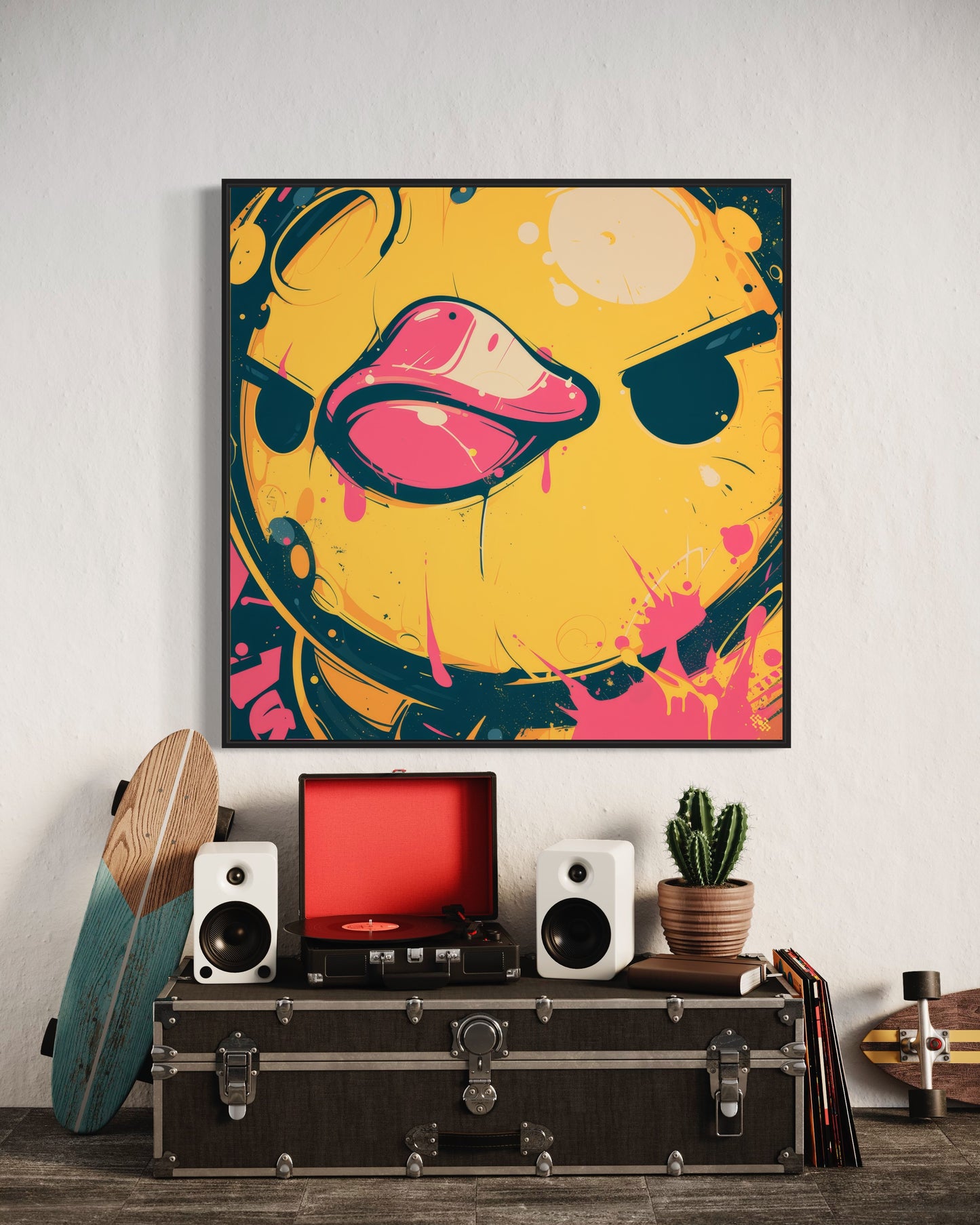 Colors Addict Rubber Duck (Canvas Print)