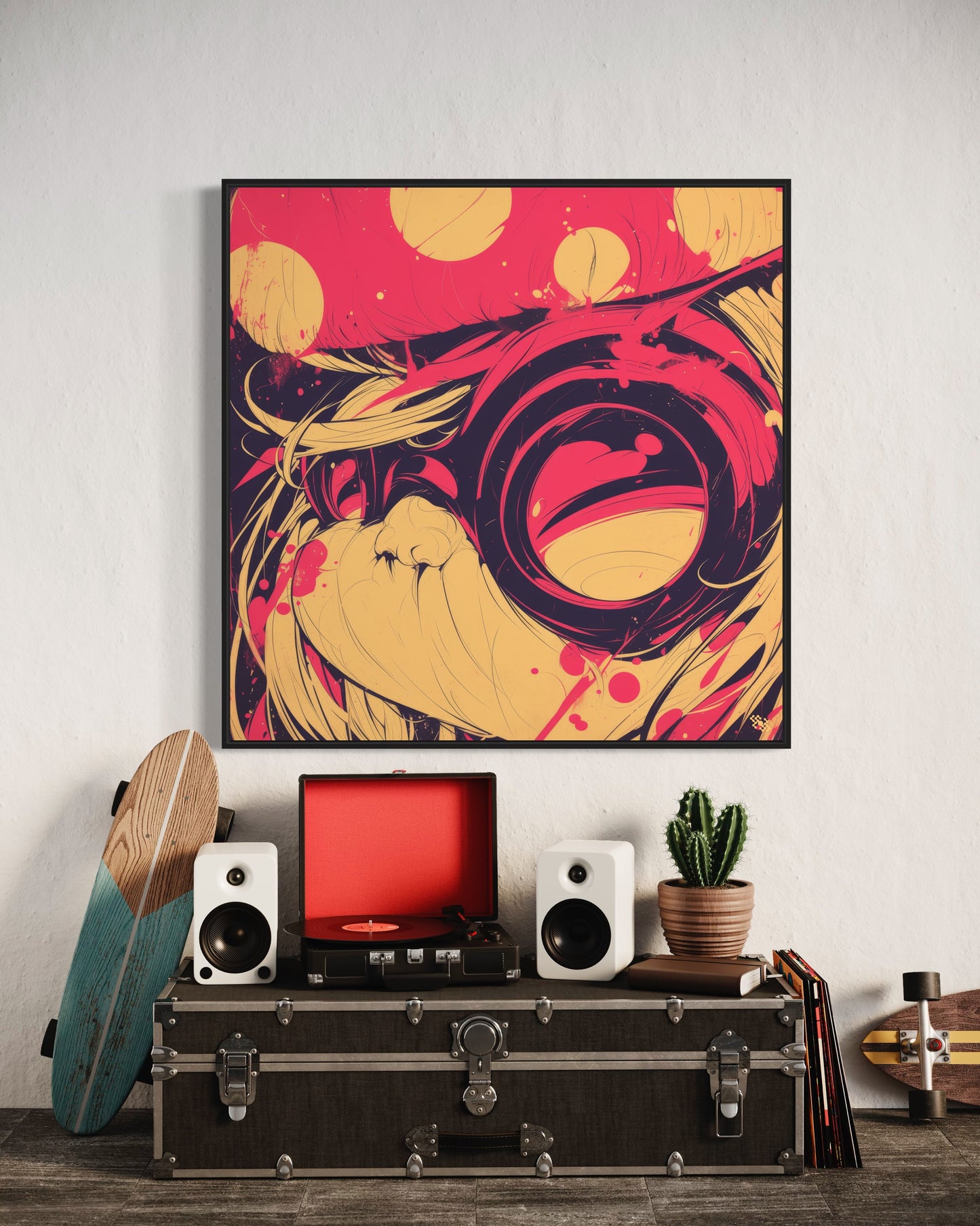 Colors Addict  Shroom (Canvas Print)