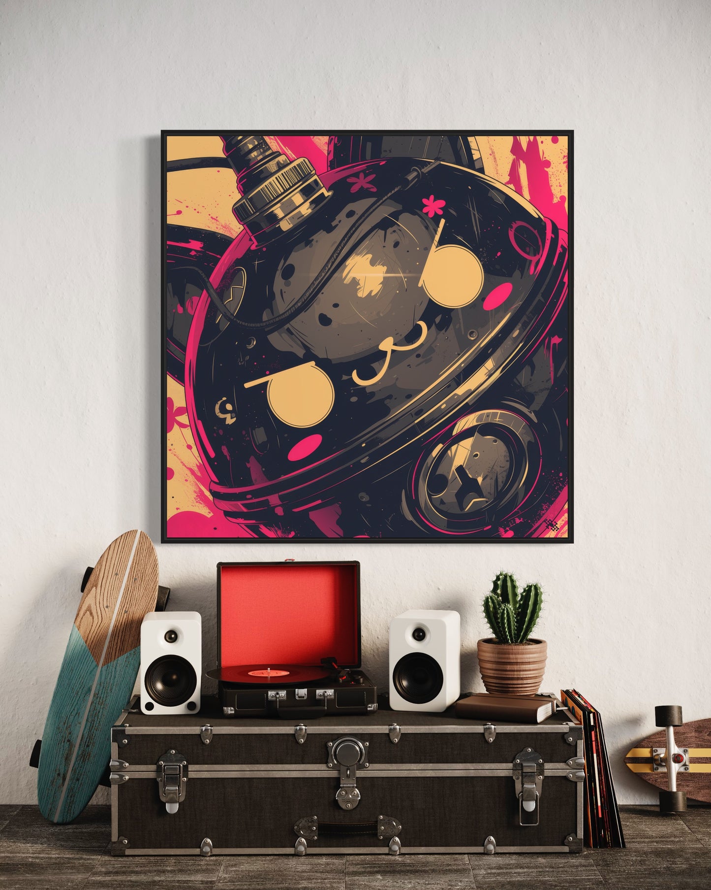 Colors Addict Bomb (Canvas Print)