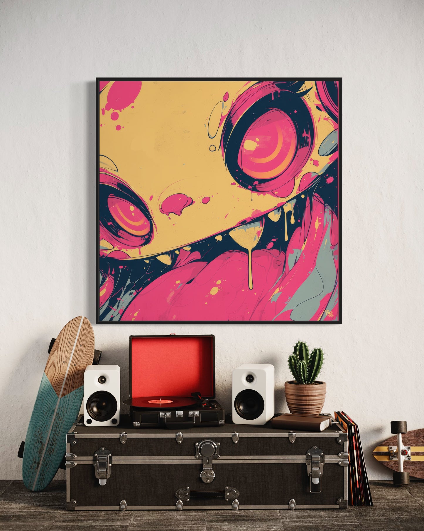Colors Addict  Shroom (Canvas Print)