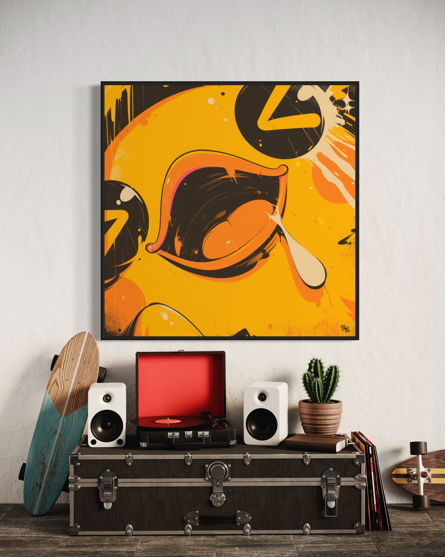 Colors Addict Rubber Duck (Canvas Print)