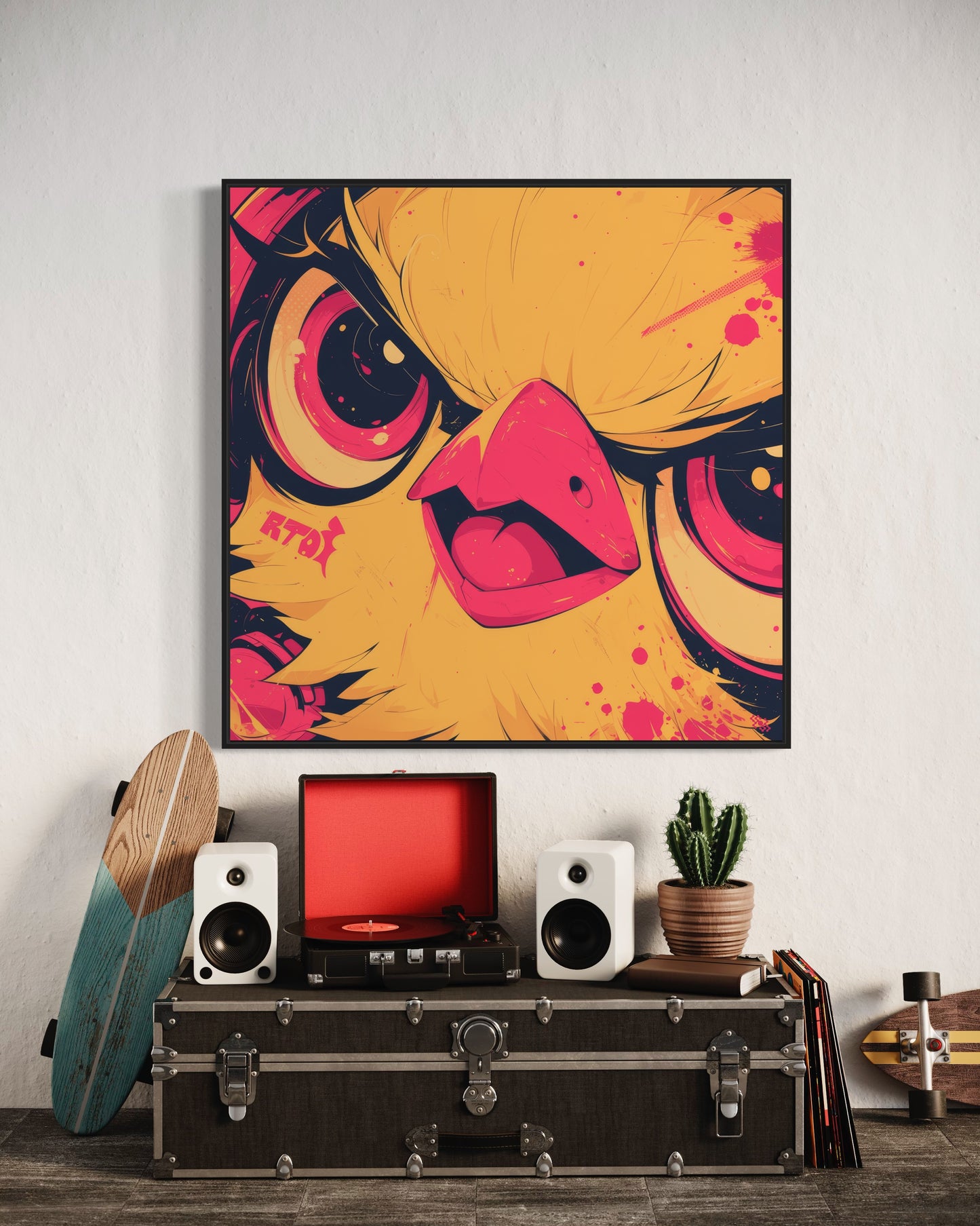Colors Addict Choco (Canvas Print)