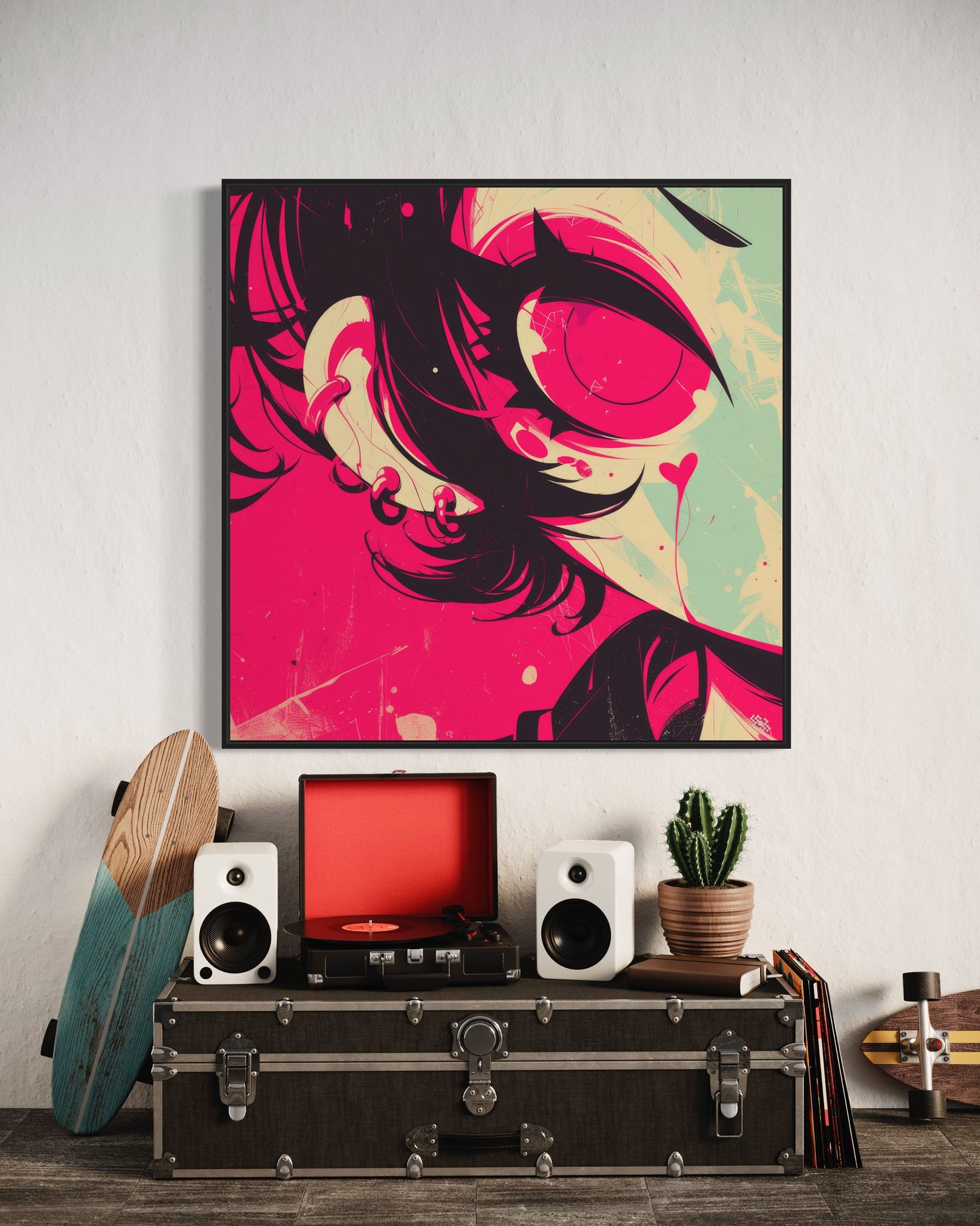 Colors Addict Ghot Girl (Canvas Print)