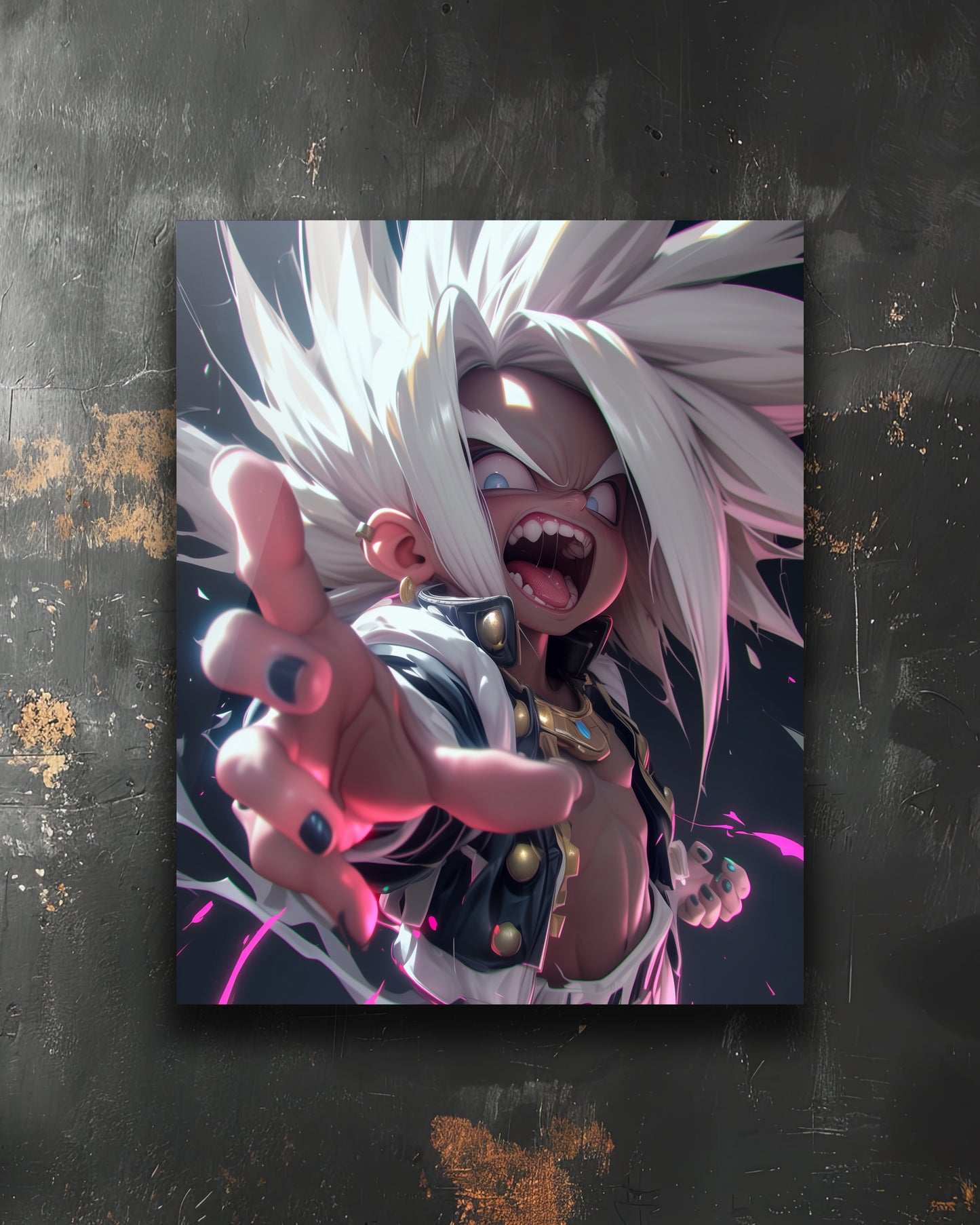 Cyberpunk Childlike Goku