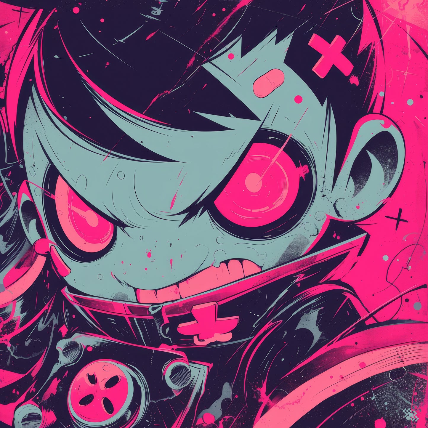 Colors Addict Ghot (Canvas Print)