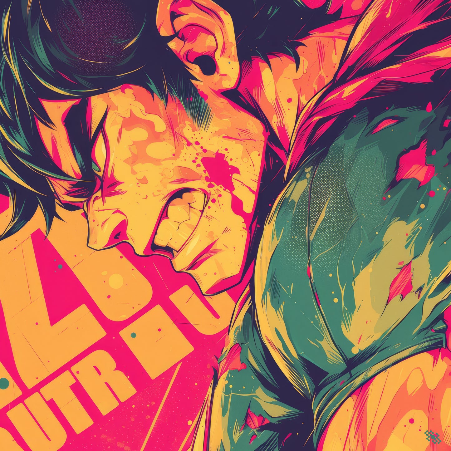 Colors Addict  Super (Canvas Print)