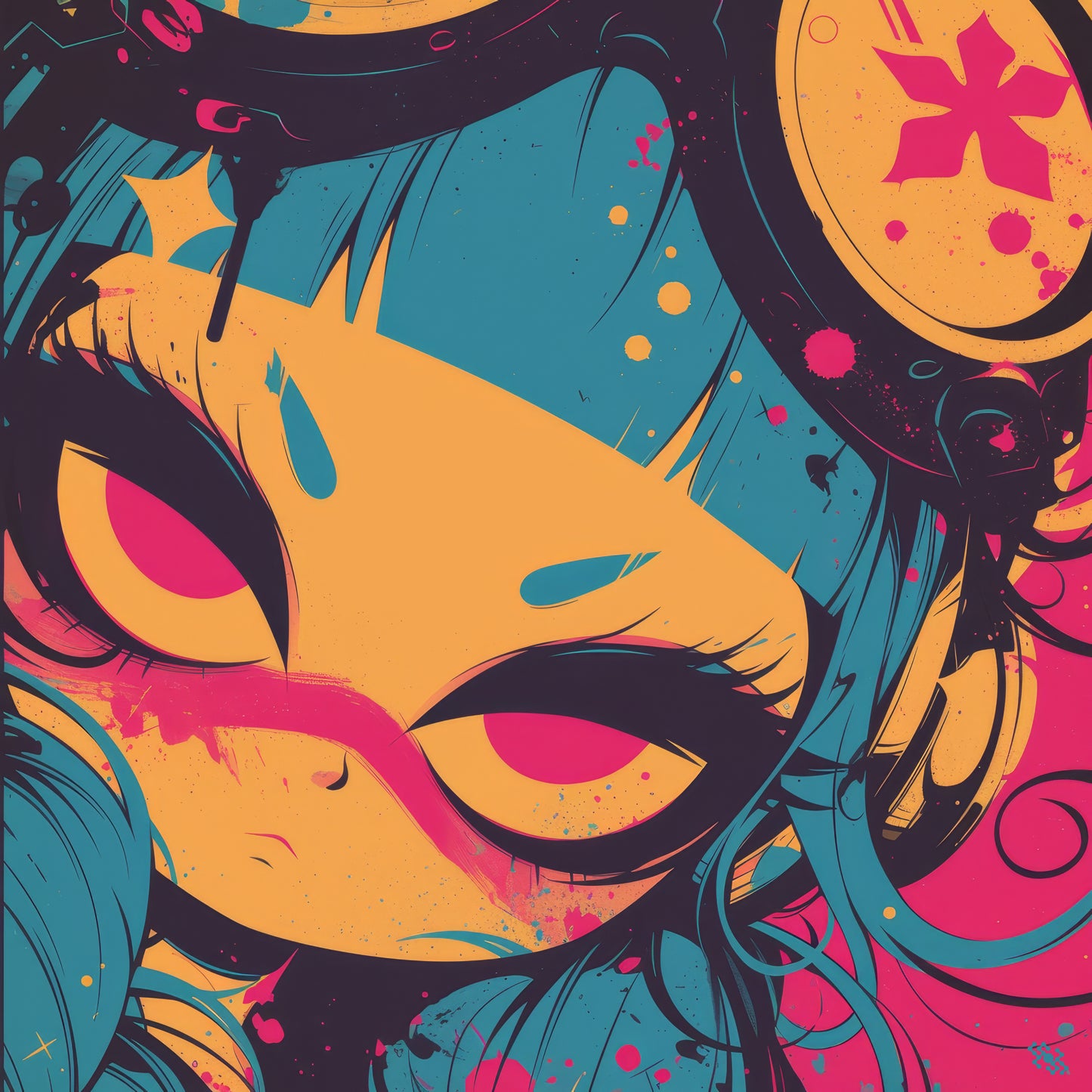 Colors Addict Ghot (Canvas Print)