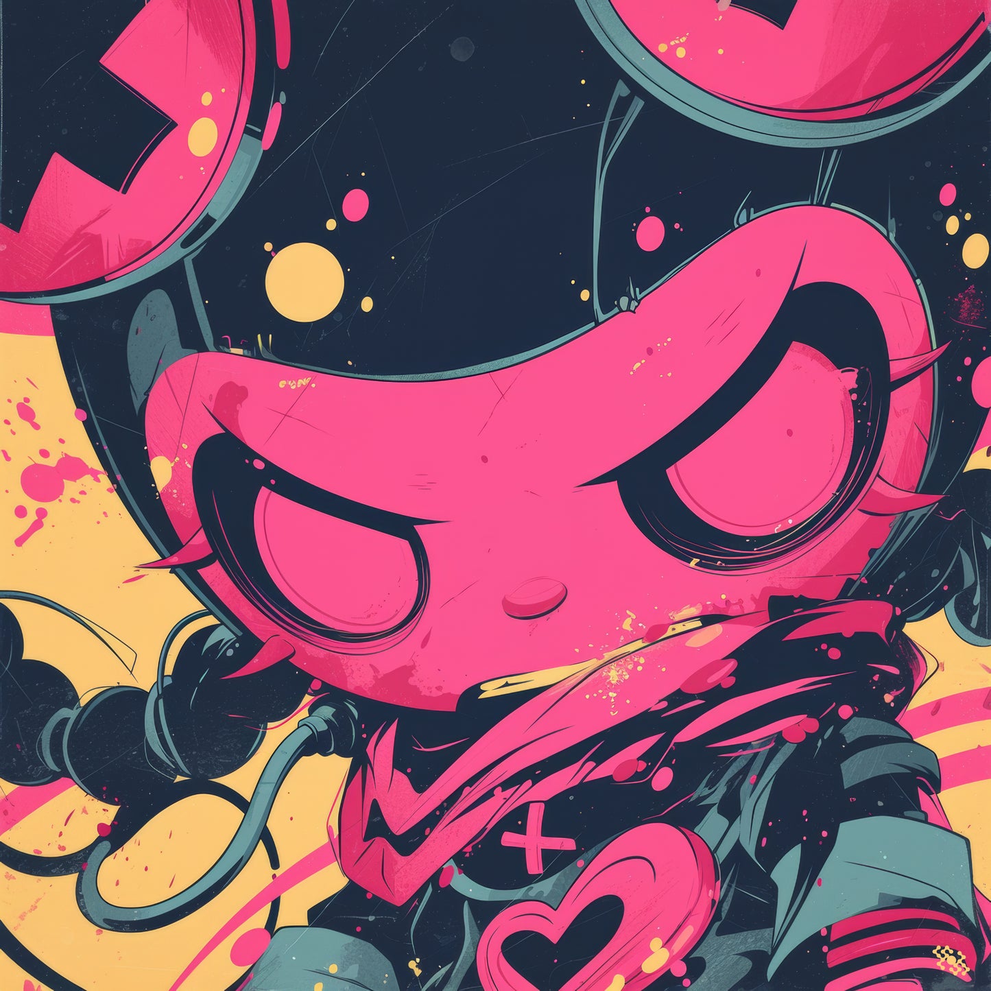 Colors Addict Ghot (Canvas Print)