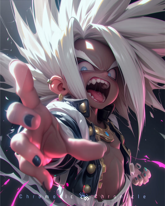 Cyberpunk Childlike Goku