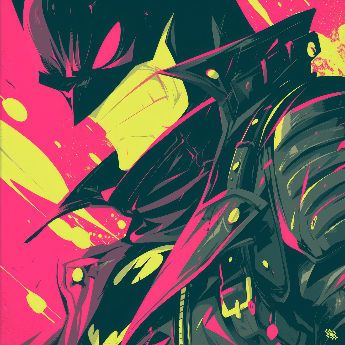 Colors Addict The Bat (Canvas Print)