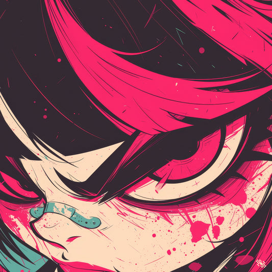 Colors Addict Ghot Girl (Canvas Print)