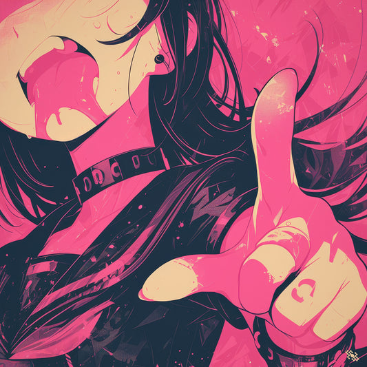 Colors Addict Pink Girls (Canvas Print)