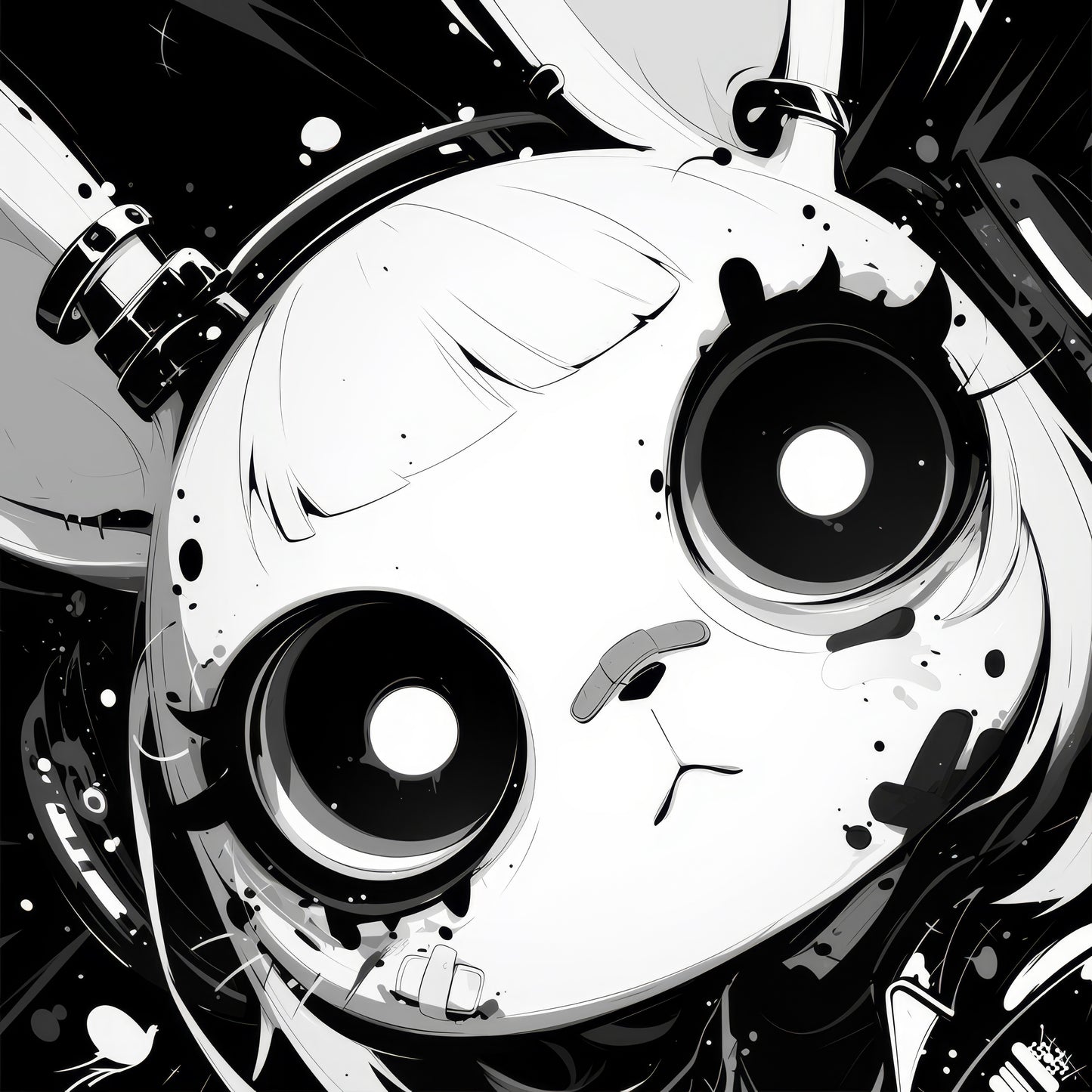 Colors Addict Rabbit Eye Momentum  (Canvas Print)