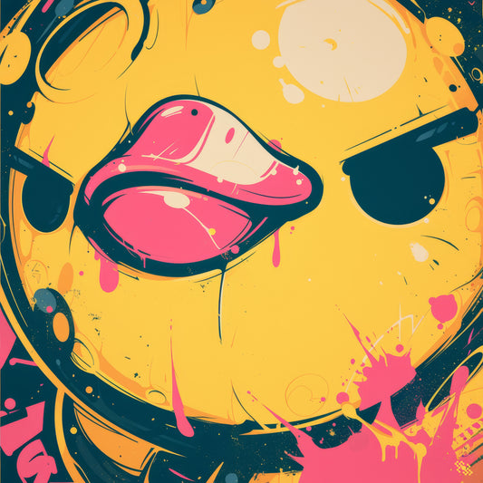 Colors Addict Rubber Duck (Canvas Print)