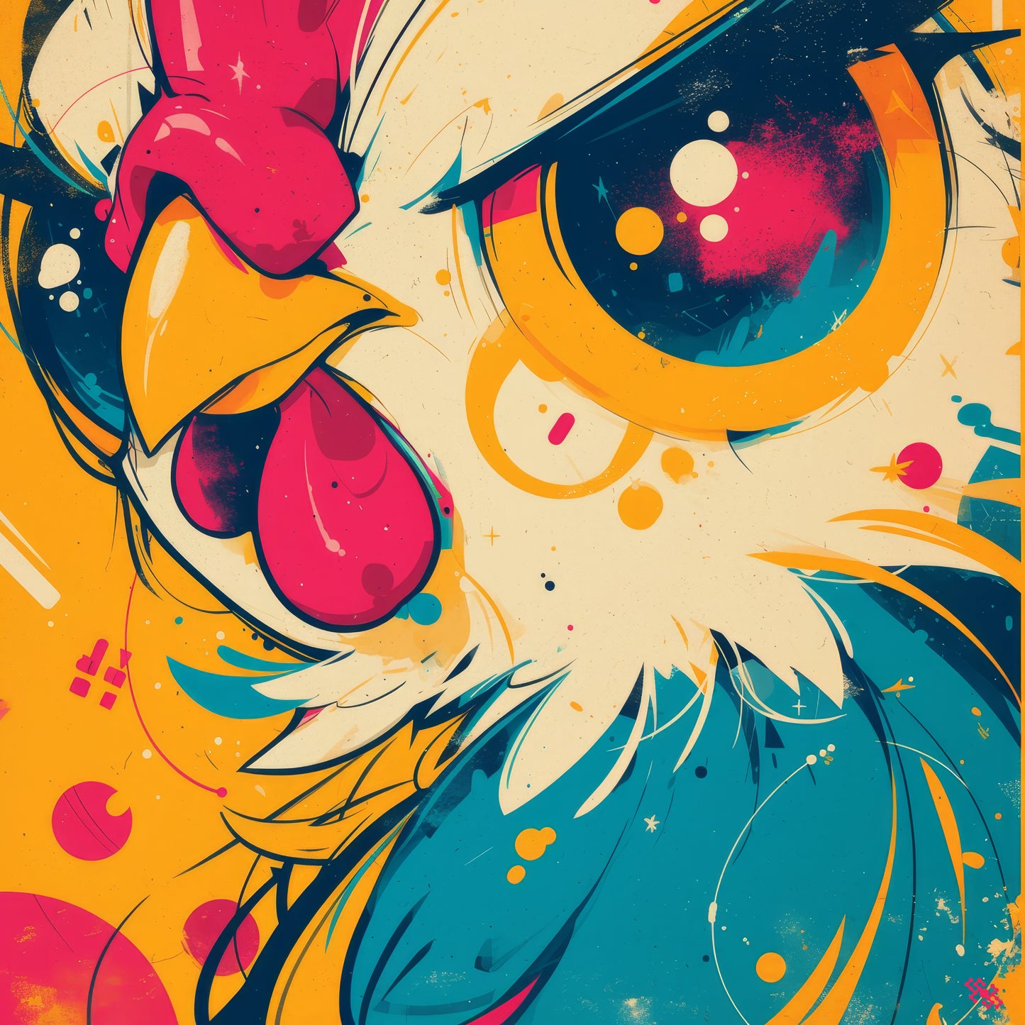 Colors Addict Roost (Canvas Print)