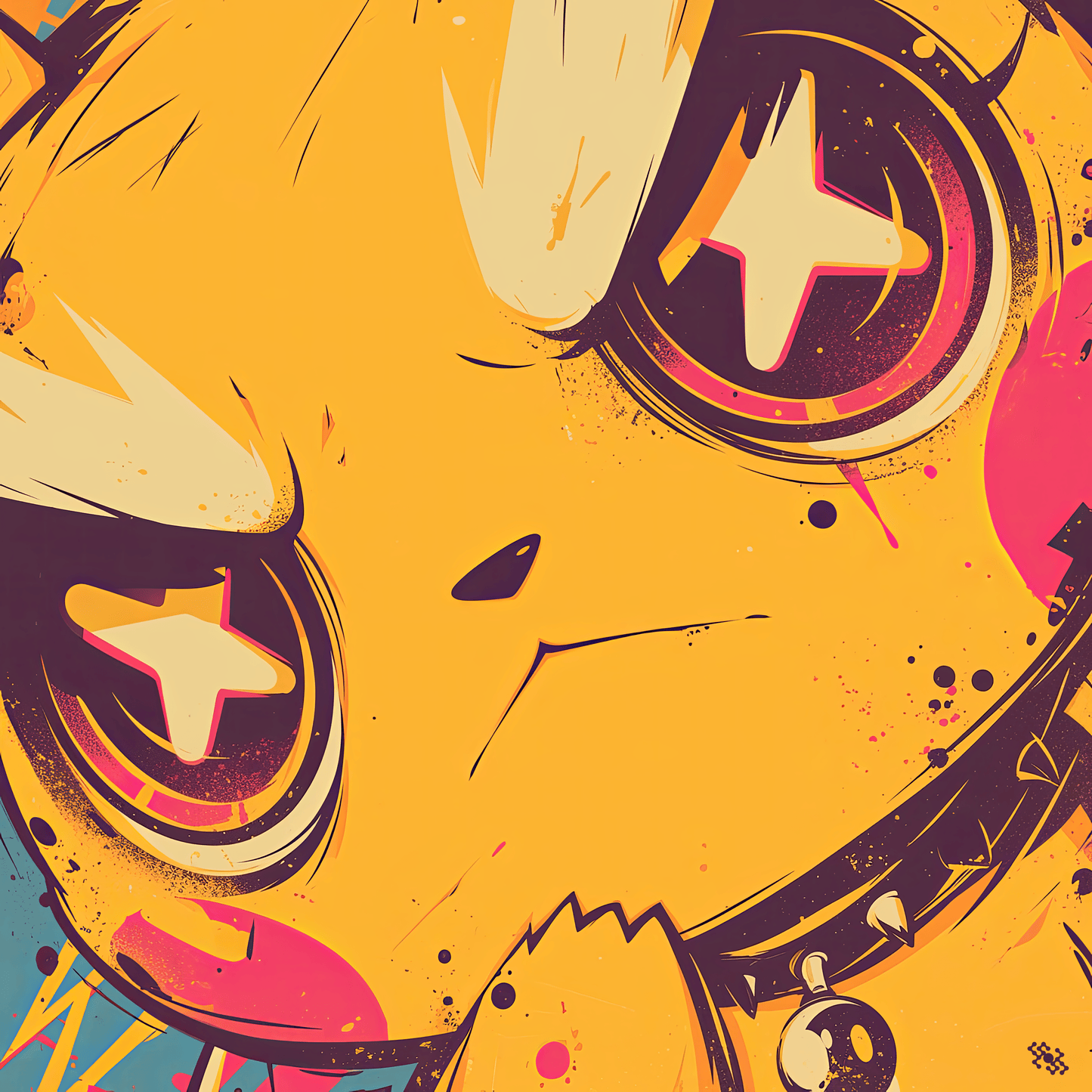 Colors Addict Pika Chu (Canvas Print)