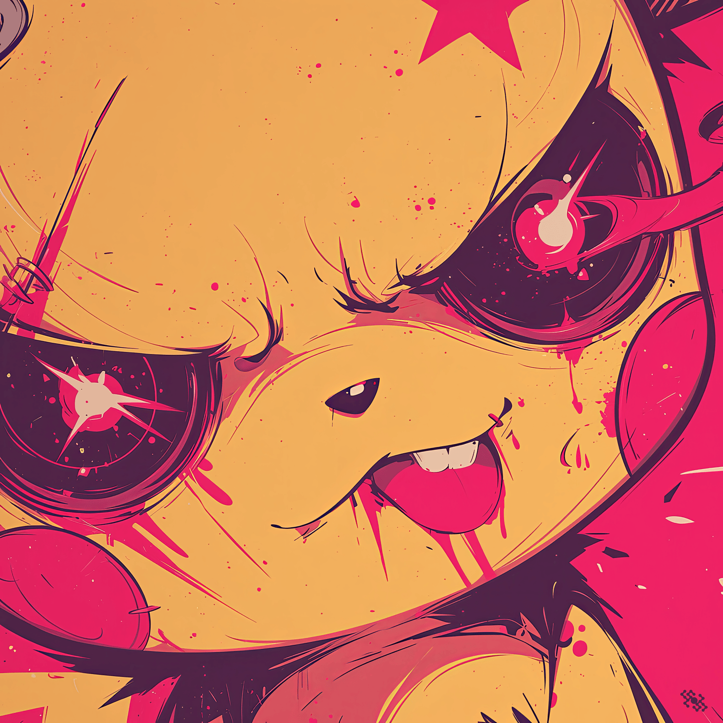 Colors Addict Pika Chu (Canvas Print)