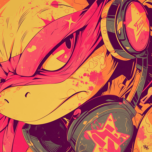 Colors Addict Ninja Turtle (Canvas Print)