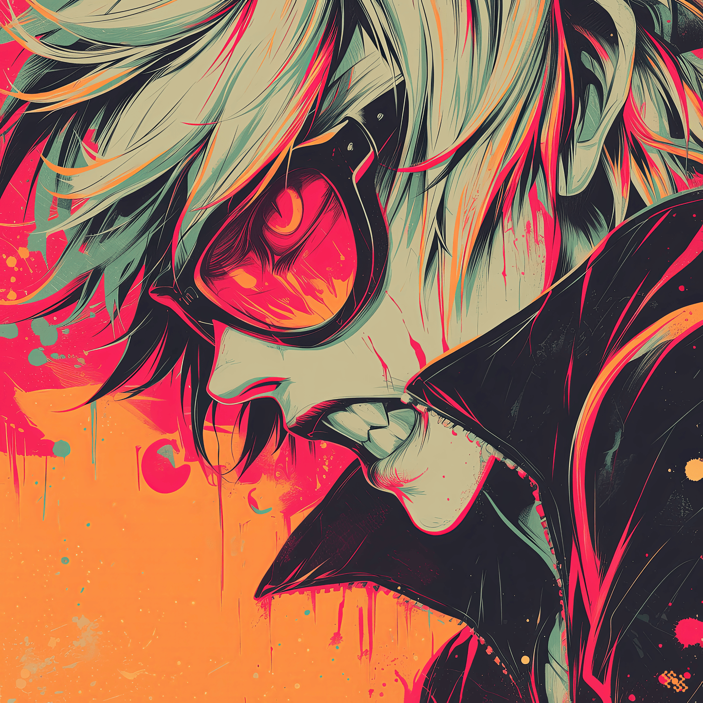 Colors Addict Kaneki (Canvas Print)