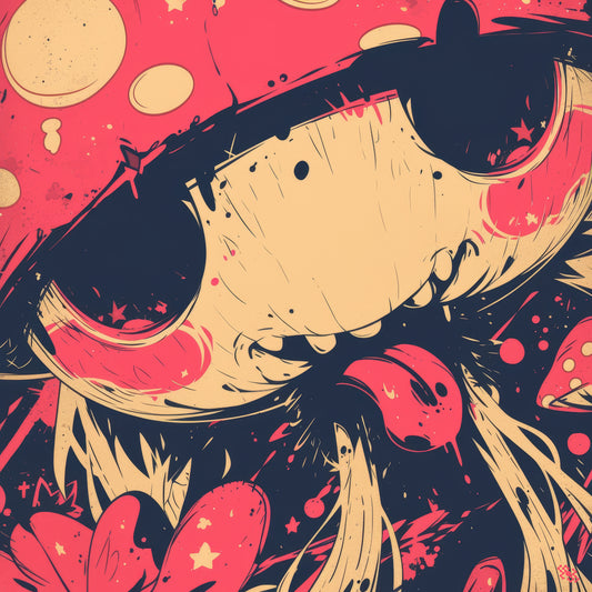 Colors Addict  Shroom (Canvas Print)