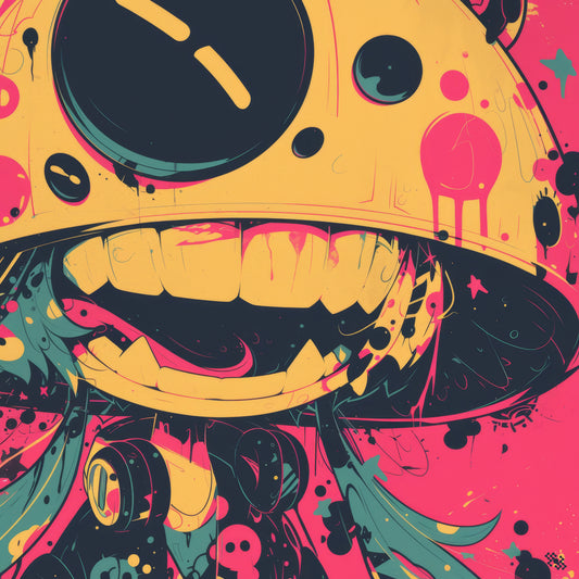 Colors Addict  Shroom (Canvas Print)