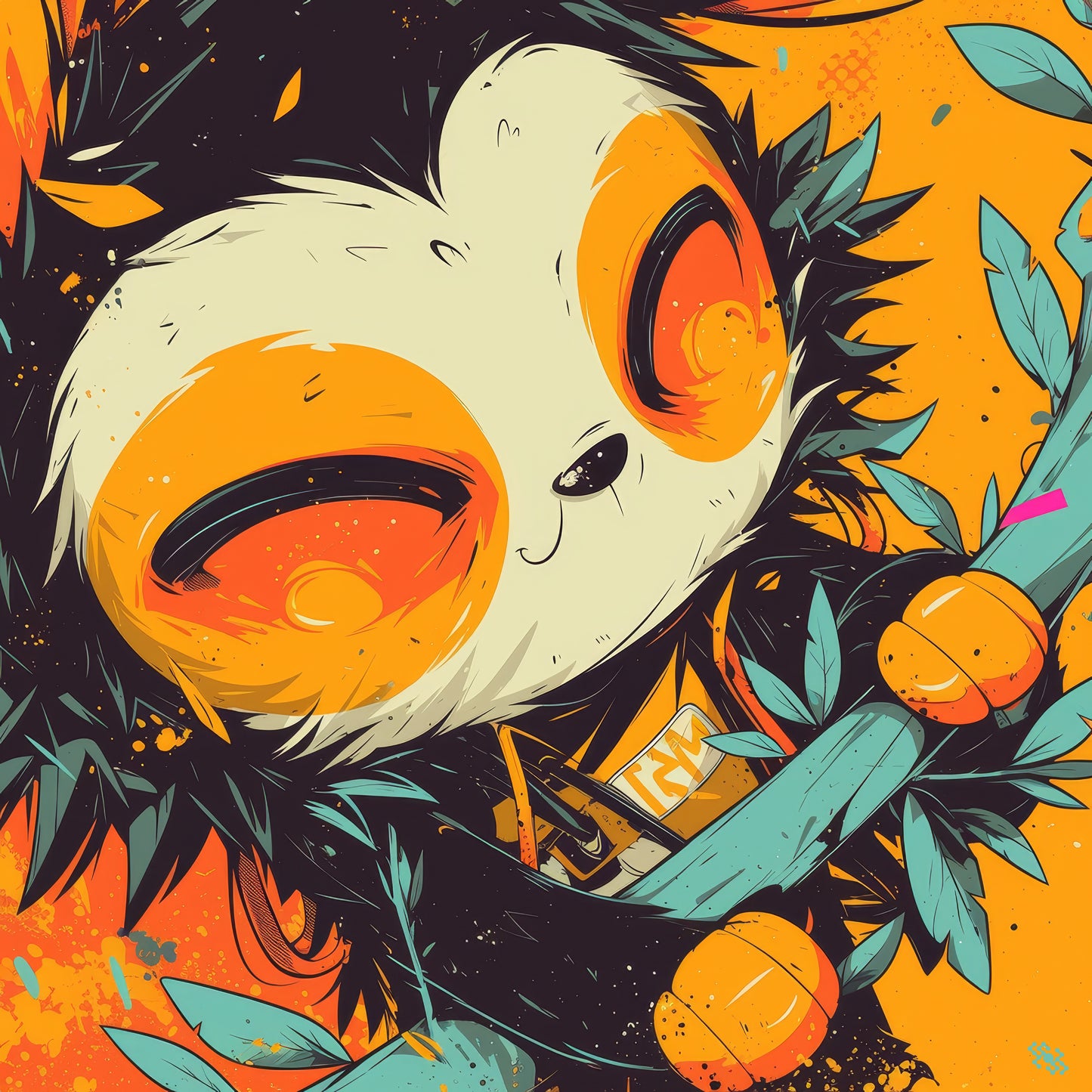 Colors Addict  Lazy (Canvas Print)