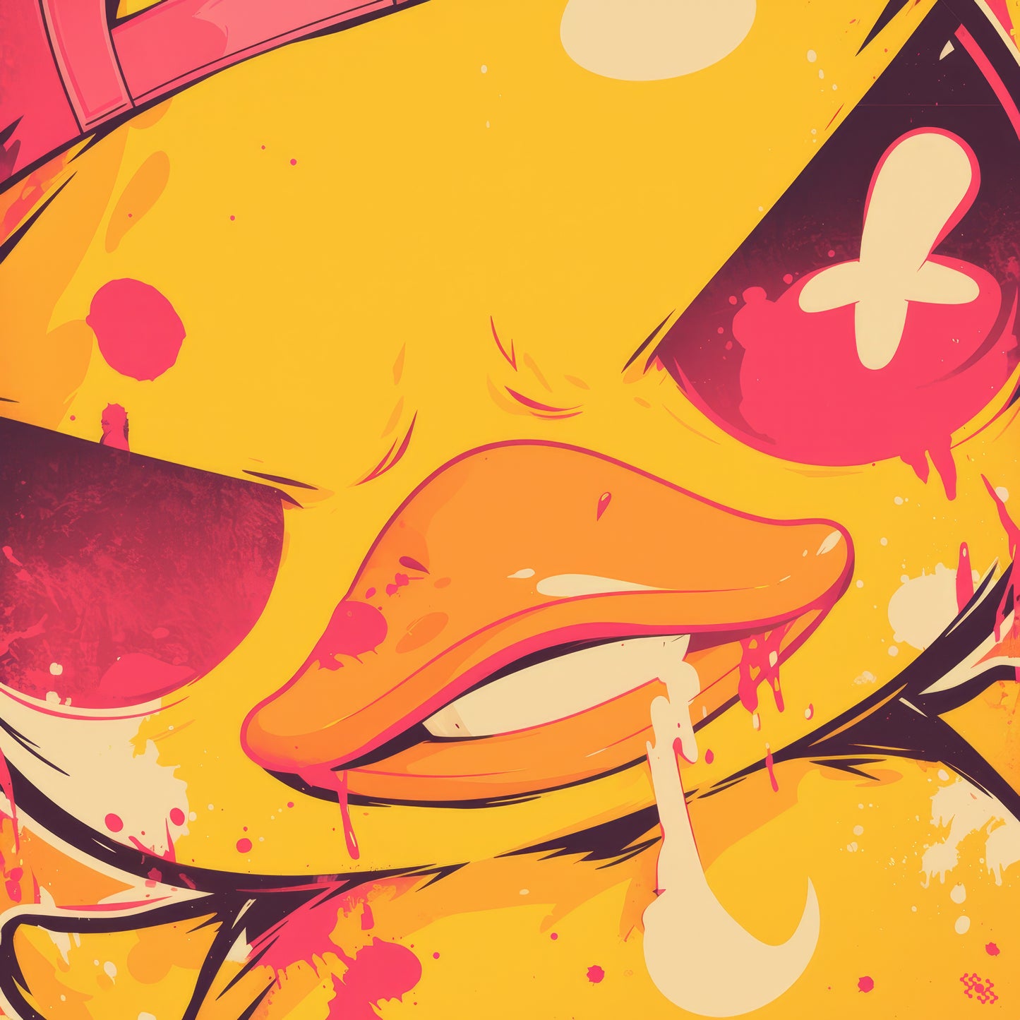 Colors Addict Rubber Duck (Canvas Print)