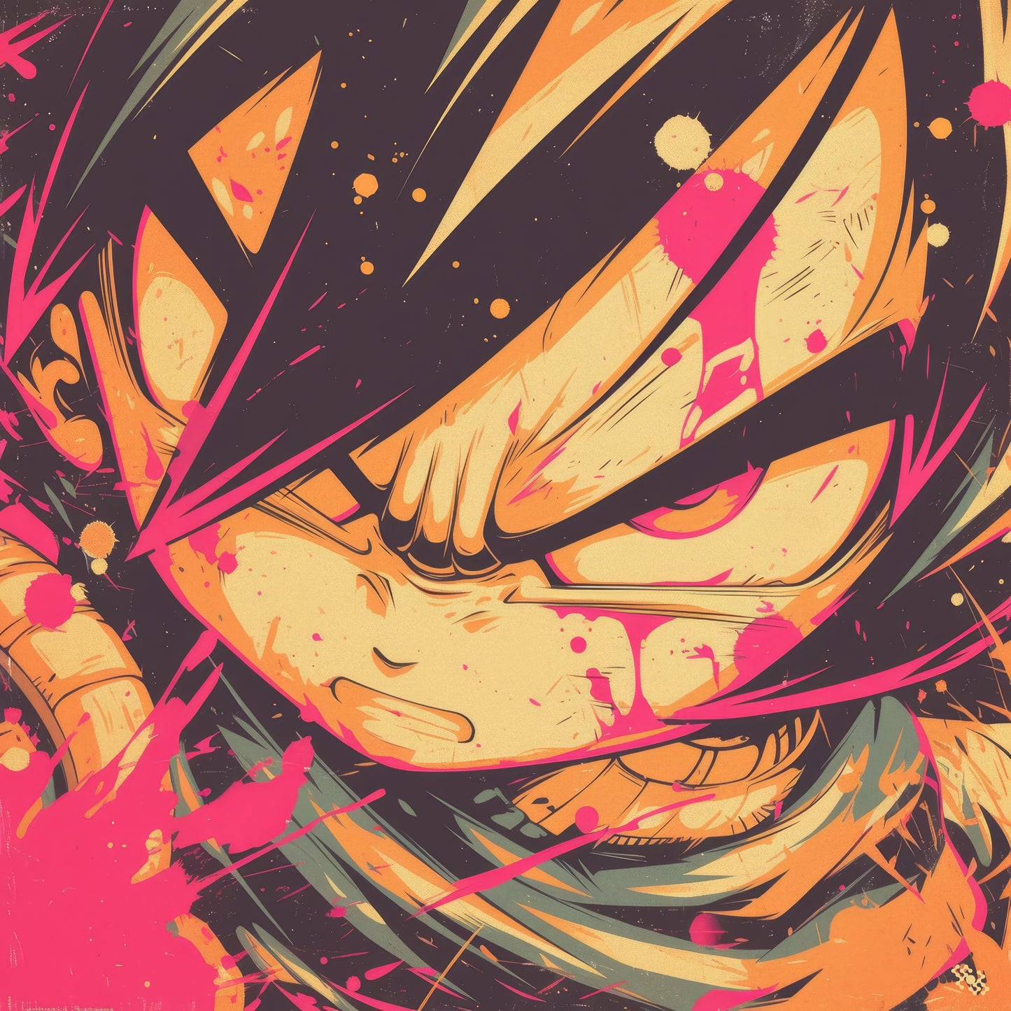 Colors Addict DBZ (Canvas Print)