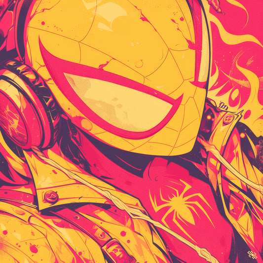 Colors Addict  Spider (Canvas Print)