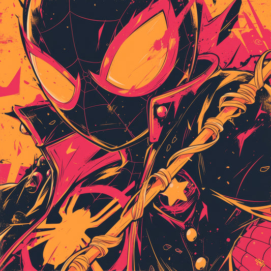 Colors Addict  Spider (Canvas Print)