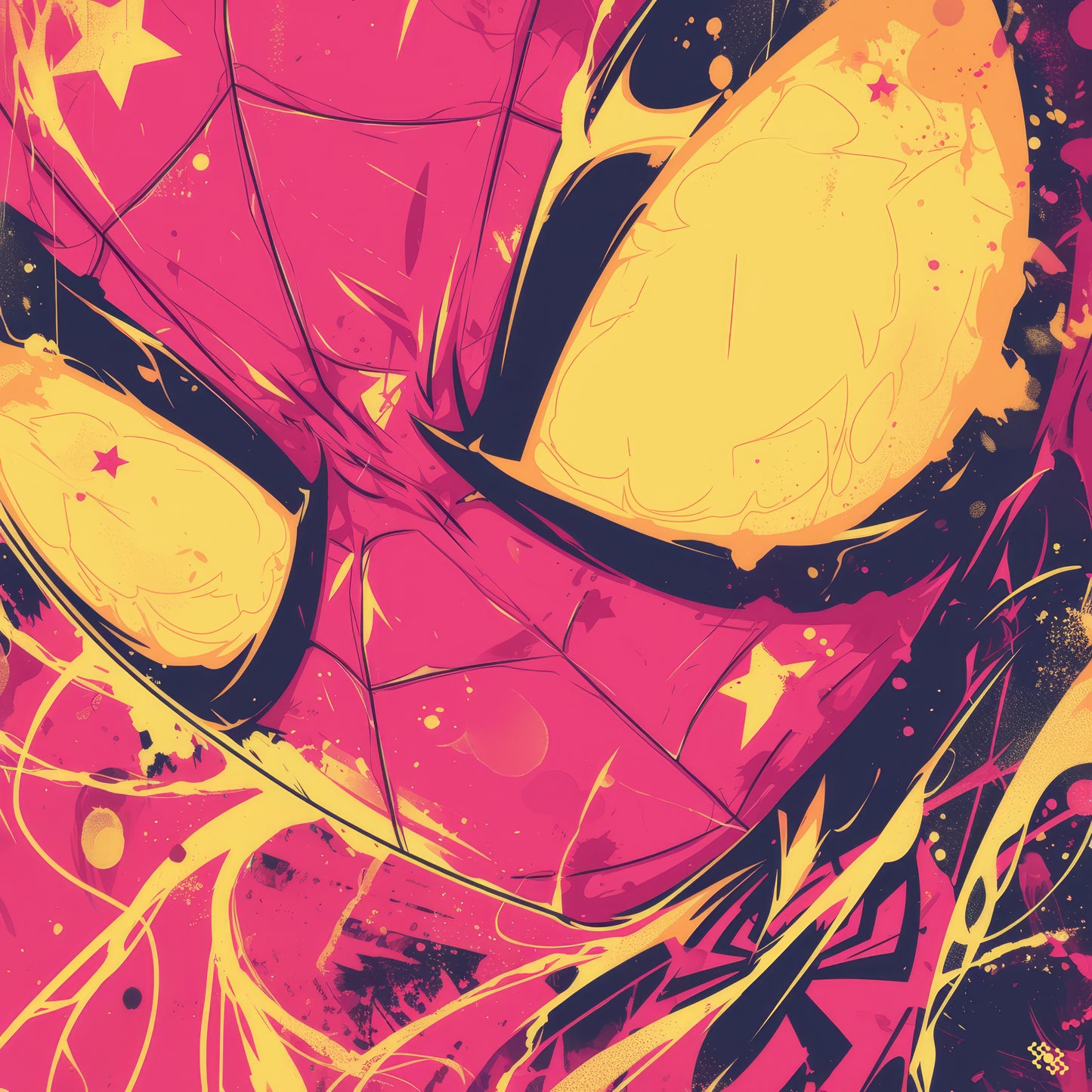 Colors Addict  Spider (Canvas Print)