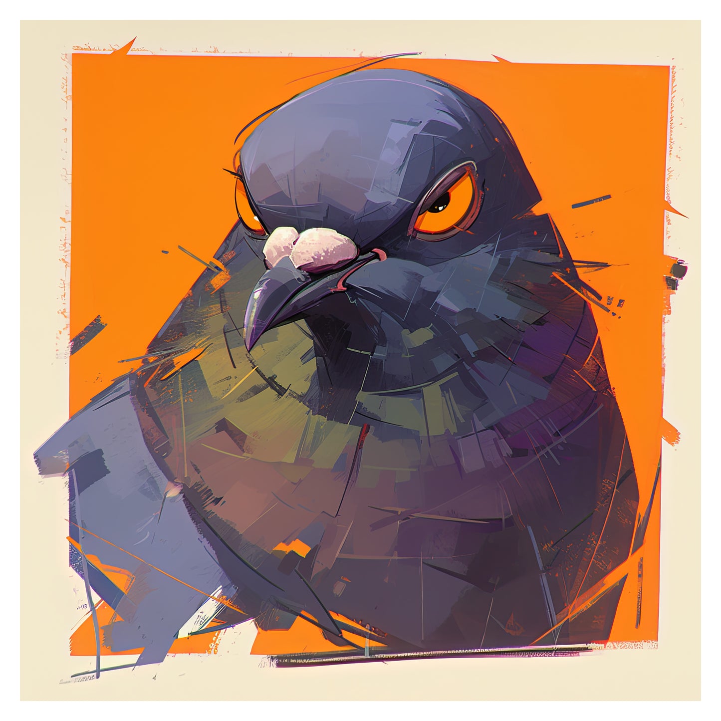 Mini-Print #17 - Pigeon
