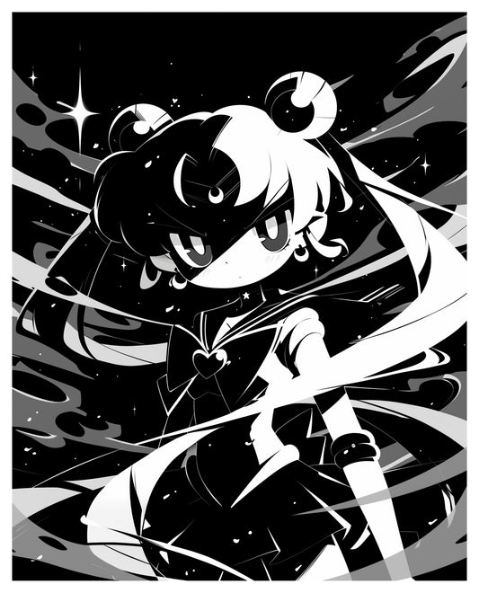 Retro Bold Sailor Moon 1